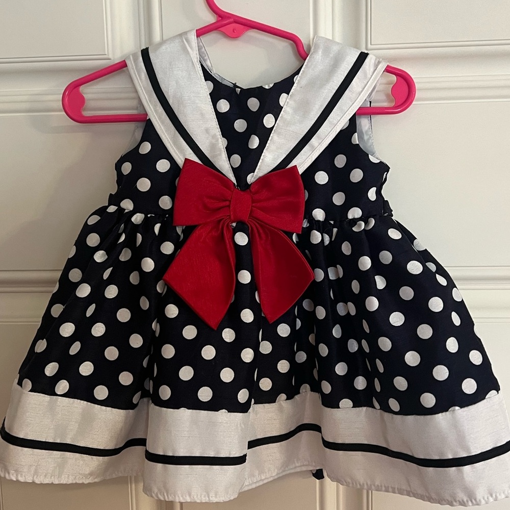 Infant polka dot dress